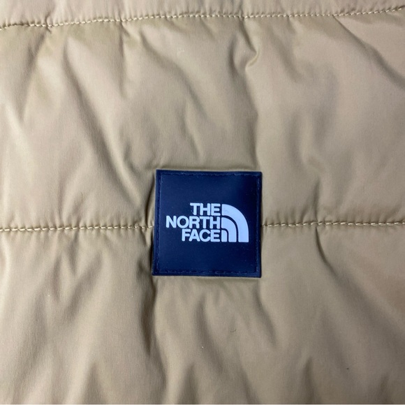 The North Face Men's Beige Hooded Puffer Jacket - Picture 2 of 9